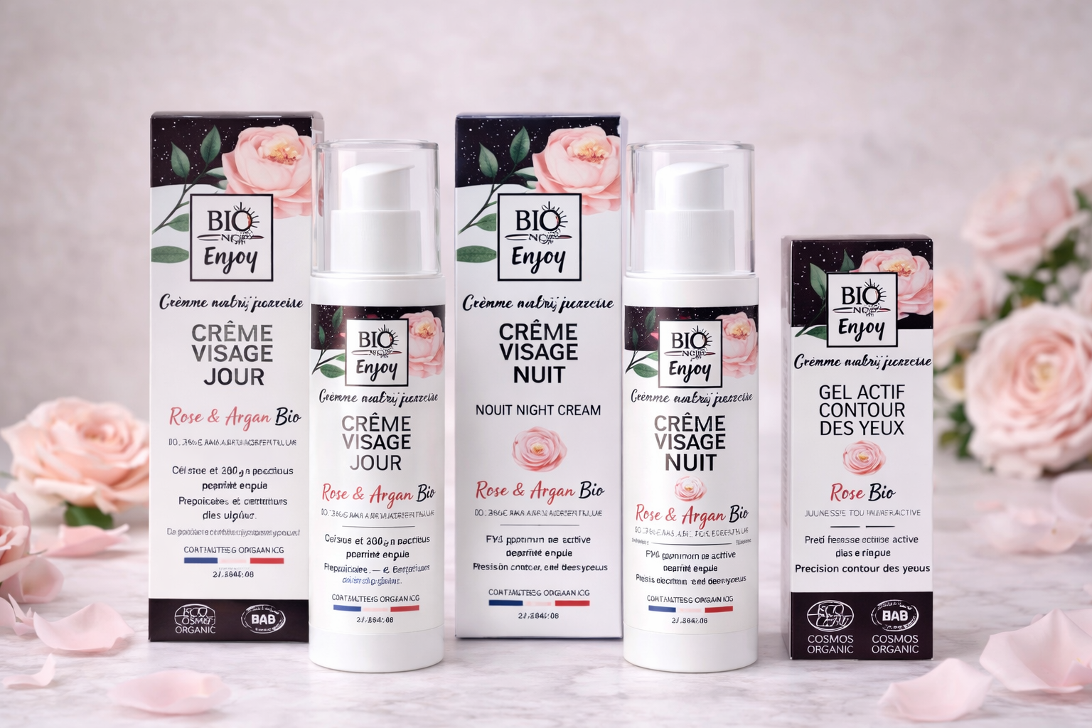 Crème Visage Rose Argan – Certifiée Bio